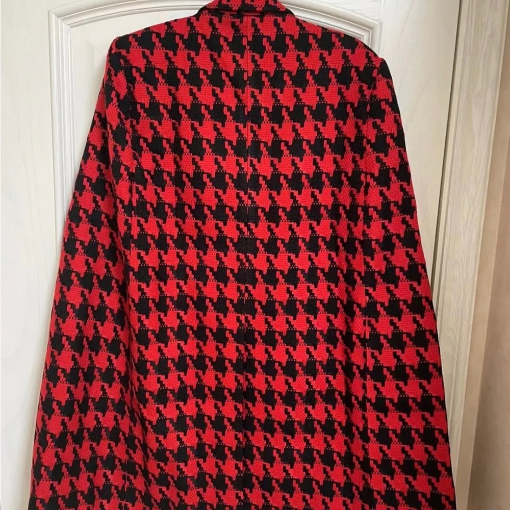 L’agence houndstooth cape coat SMALL - Picture 8 of 10